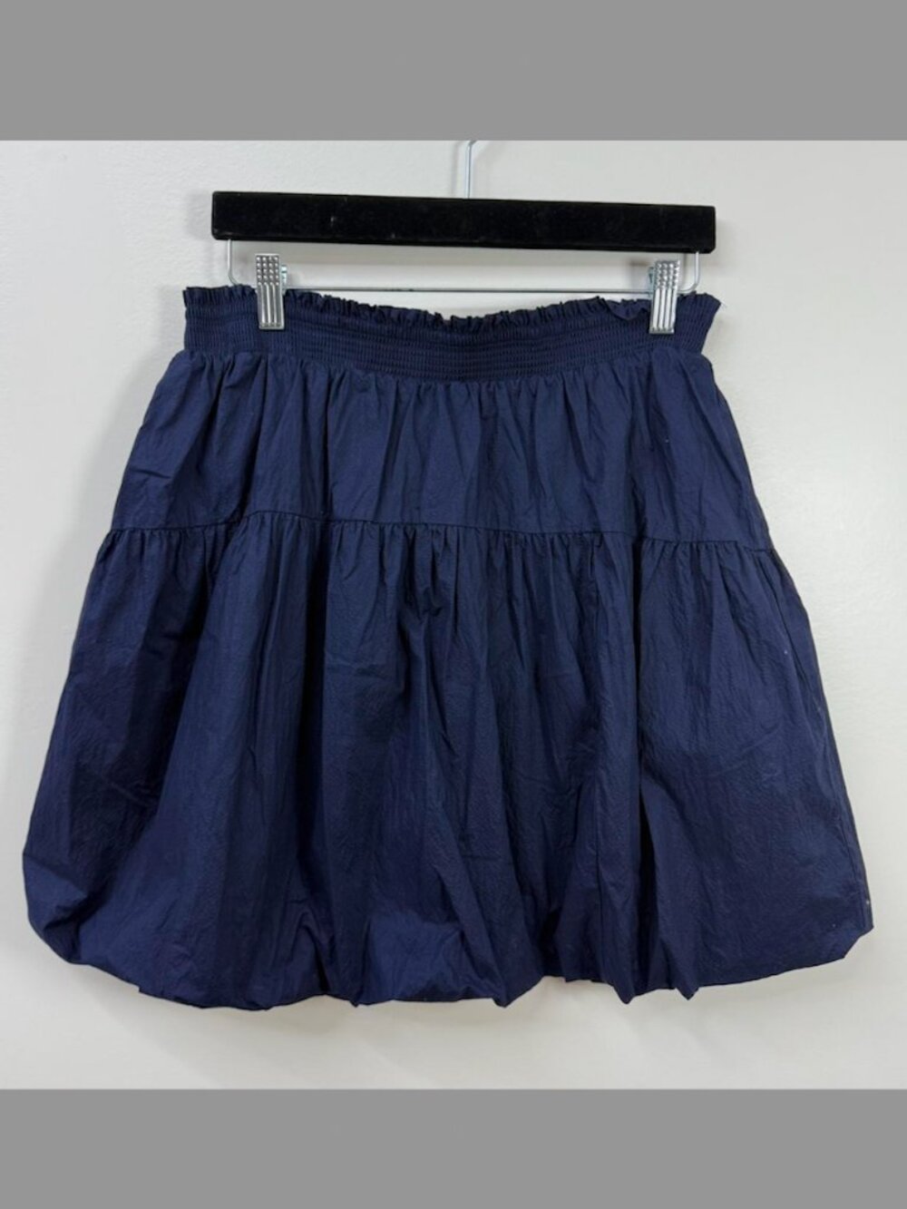 Maeve Mini Bubble Skirty, Navy Blue - Picture 2 of 3
